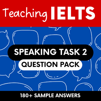 Preview of IELTS Speaking Task 2 Questions Pack