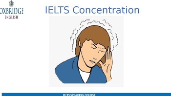 Preview of IELTS Speaking Topic Concentration (Powerpoints)