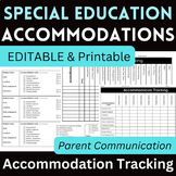 IEP Accommodation Tracking Chart Collection