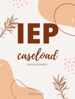 Preview of IEP Binder -- Special Education Print Outs for Binder, boho aesthetic binder