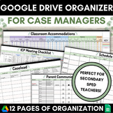 IEP Case Manager Google Drive Organizer Planner Sped Teach