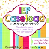 The Ultimate Special Education Binder - Confetti Brights {editable} IEP Binder