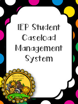 Preview of Special Education-IEP Data Collection and Tracking System