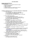 IEP Cheat Sheet Questionnaire