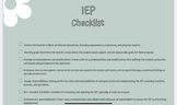 IEP Checklist