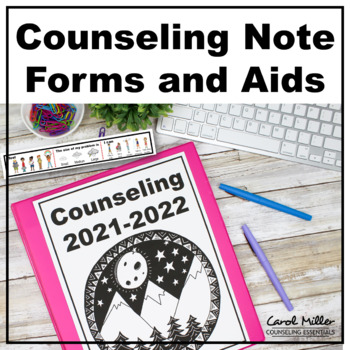 Preview of IEP Counseling Note Forms and Aids | Individual Counseling