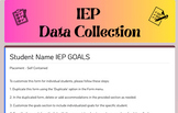 IEP DATA COLLECTION GOOGLE FORM SPED (link QR code for eas