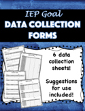 IEP Data Collection Forms (Fully Editable)