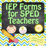 IEP Forms for Organization