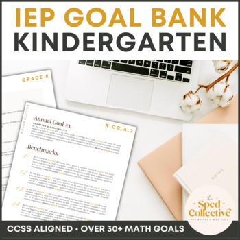 Preview of IEP Goal Bank for Kindergarten