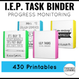 IEP Goal Binder for Student Practice | Special Education N