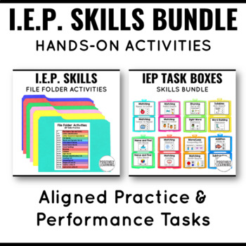 IEP Skills Task Boxes - Positively Learning