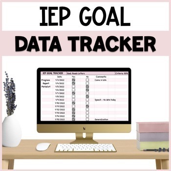Preview of IEP Goal Data Tracker Digital Free - Google Sheet™ Data Collection Sheet