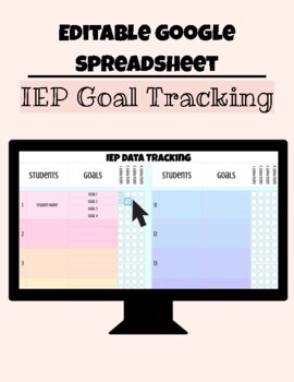 Preview of IEP Goal Data Tracking Sheet