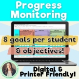 IEP Goal Progress Monitoring Template (With Objectives)