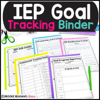 Preview of IEP Goal Tracking Binder- Data Collection for Special Education {Data Sheets}
