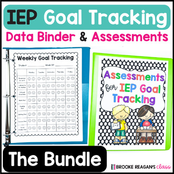 Preview of IEP Goal Tracking Bundle: Data Collection, Progress Monitoring, Assessments