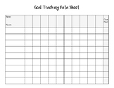 IEP Goal Tracking Data Sheet