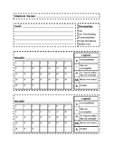 IEP Goal Tracking Sheet Front and Back PDF
