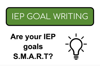 Preview of IEP Goal Writing