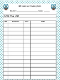 IEP Goals Tracking Form