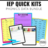 IEP Goals and Objectives Tracking for Phonics Progress Monitoring