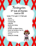 IEP Goals and Objectives - Kindergarten