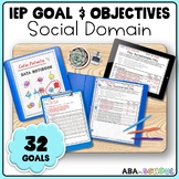 IEP Goals and Objectives Tracking SOCIAL EMOTIONAL GOALS |