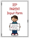 IEP Input Form