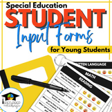 IEP Input Forms for Younger Students- Emoji Cards