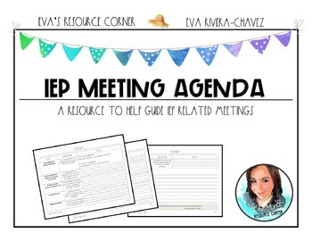 Preview of IEP Meeting Agenda