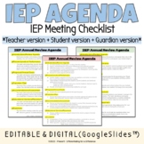 IEP Meeting Agenda l Special Education l IEP Meeting Check