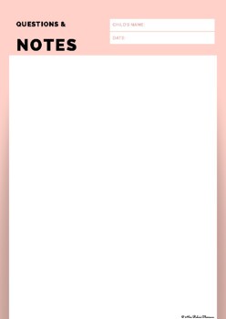 IEP Meeting Organization: IEP Notebook Pages for Parents FREEBIE