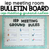 IEP Meeting Rules Bulletin Board Display | IEP Meeting Roo