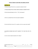 IEP/PLEP QUESTIONNAIRE FOR PARENTS & TEACHERS