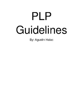 Preview of IEP PLP Guidelines