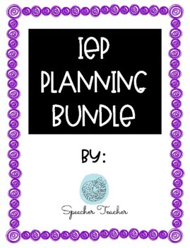Preview of IEP Planning Bundle