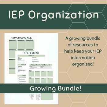 Preview of IEP Resources Bundle