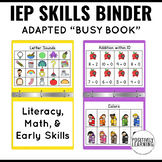 IEP Skills Busy Binder | Adapted Book for Independent Work