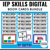 IEP Skills for Independent Work Digital Boom Cards for Spe