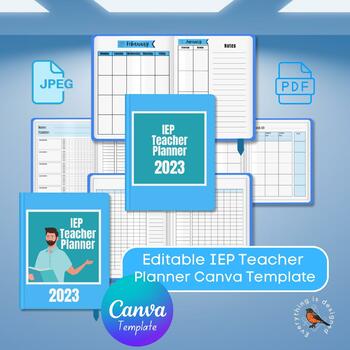 Preview of IEP TEACHER PLANNER