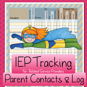 Preview of IEP TRACKING:  Occupational Therapy and Physical Therapy