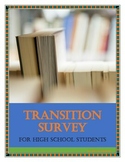 IEP Transition Survey (High School)