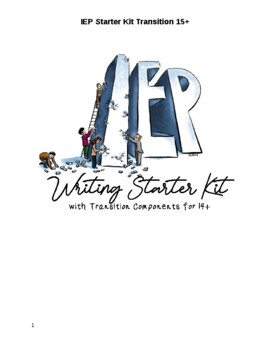 Preview of IEP Writing Starter Kit (w/ Transition)