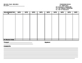 IEP and RTI Data Collection Template