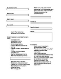 IEP fillable info sheet