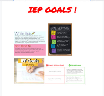 Preview of IEP goal Bundle