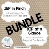 IEP in a Pinch and BIP at a Glance Bundle