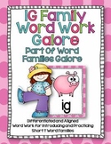IG Word Family Word Work Galore-Differentiated and Aligned