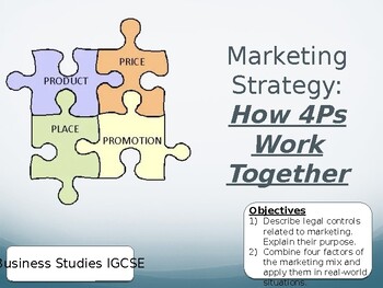 Preview of IGCSE Business Studies - Unit 3.4 (Marketing Strategy)
